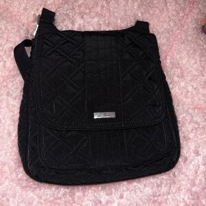 Vera Bradley Black Quilted Crossbody
